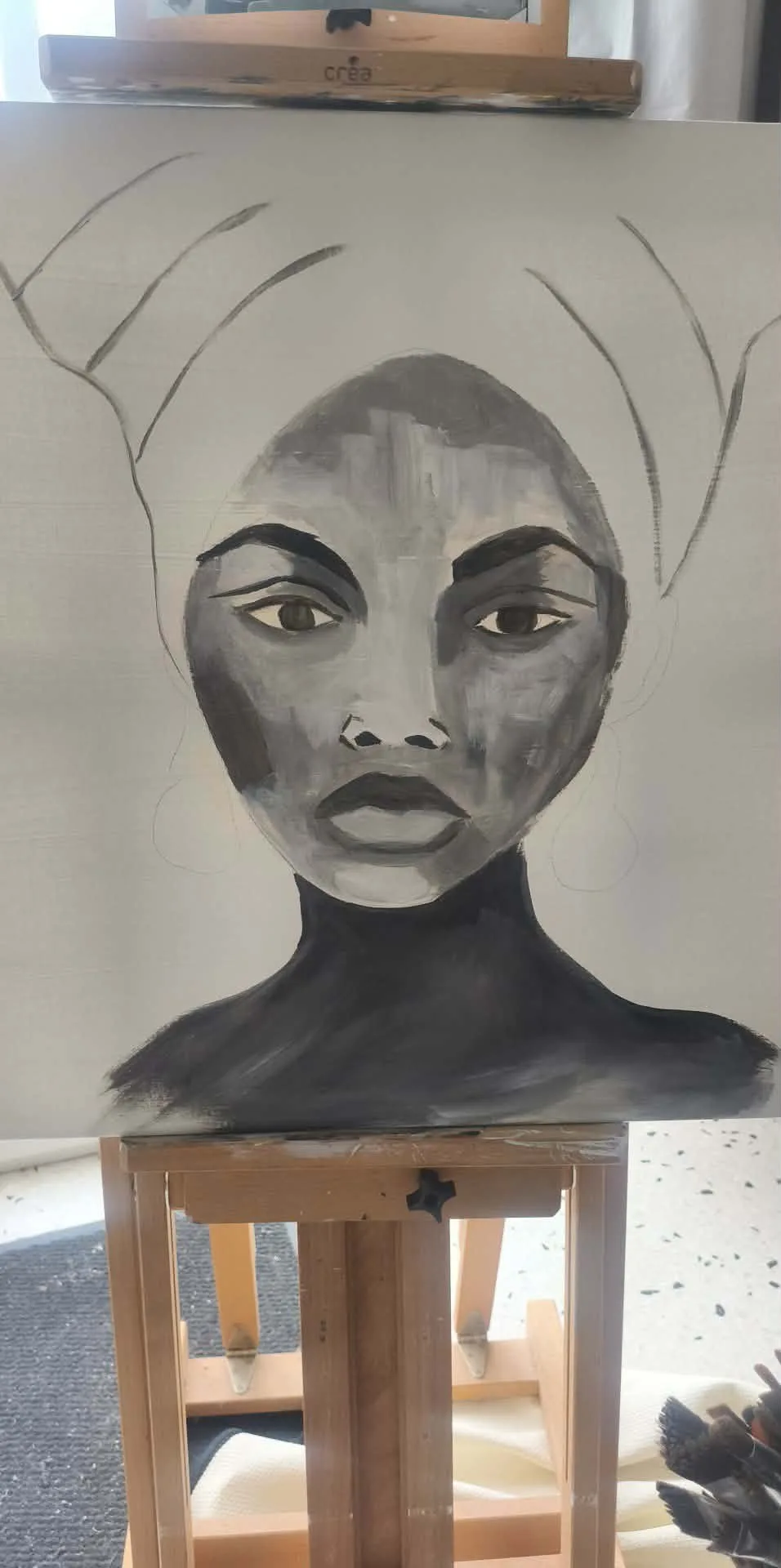 Le dessin et les valeurs du visage.