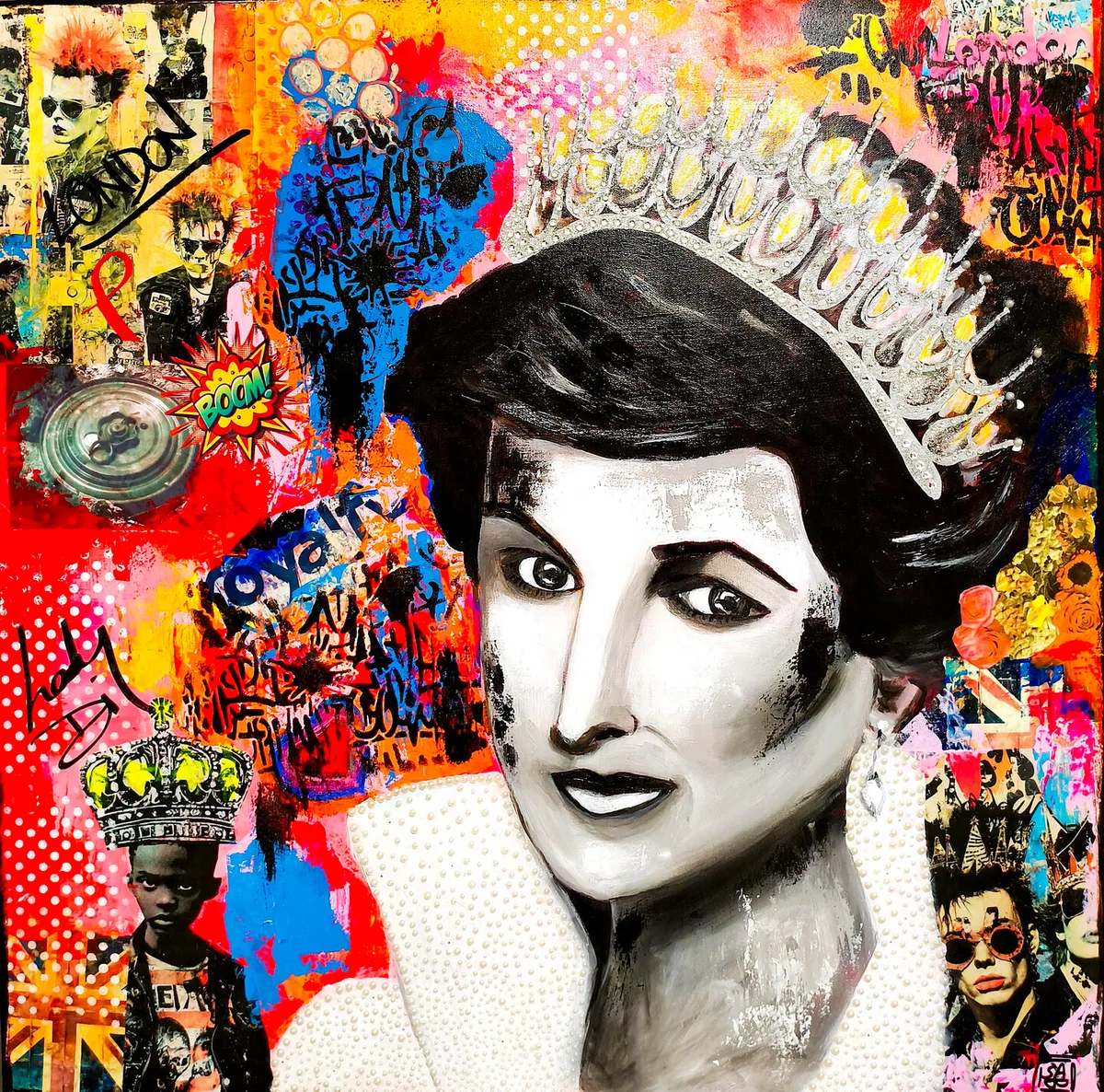 Lady Di, œuvre de Sab