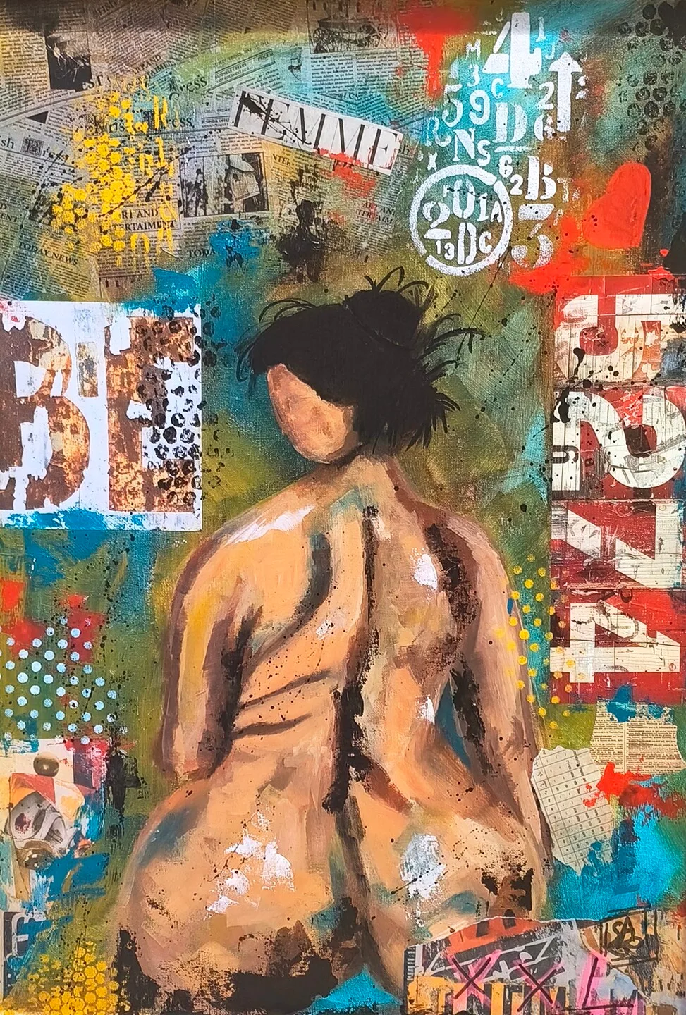 Femme XXL, œuvre de Sab